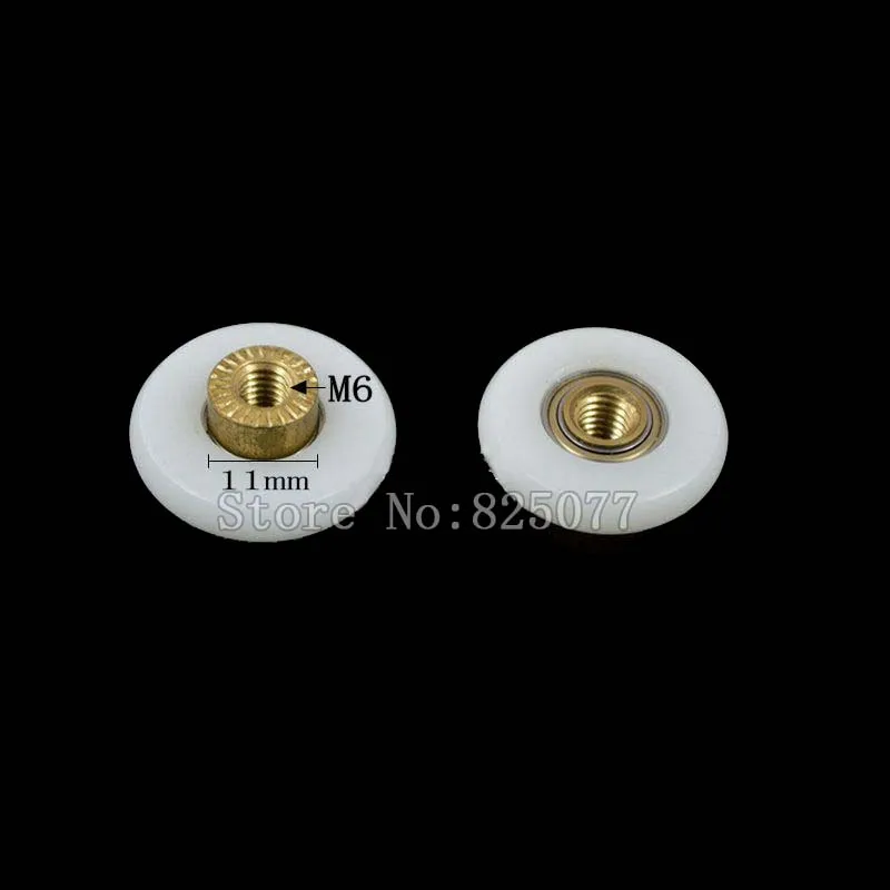 8 шт. Нижняя верхняя душевая дверь ролики бегунки колеса шкивы диаметр 23/25/27 мм KF961