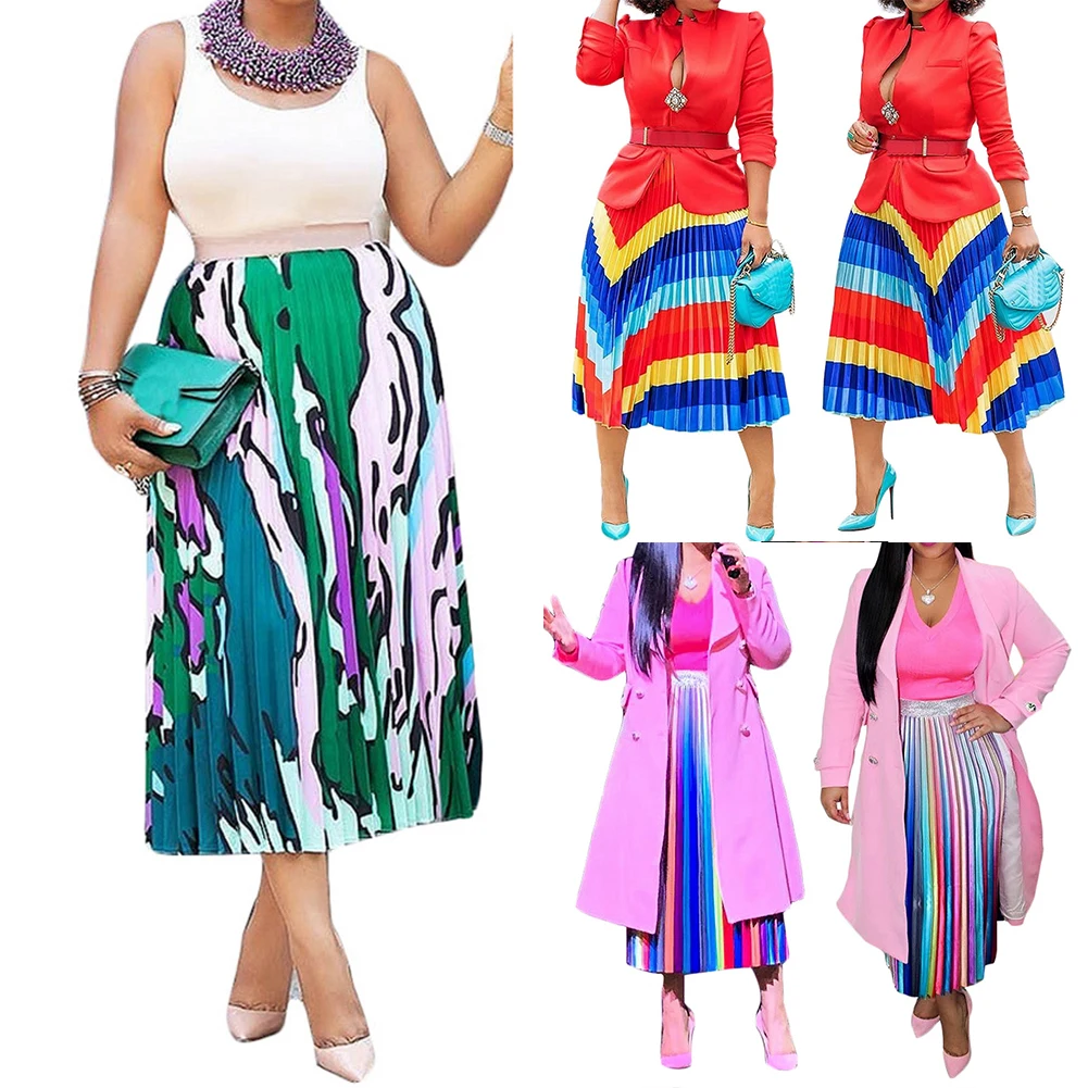 Женская летняя юбка с принтом повседневная милая Клубная вечерняя