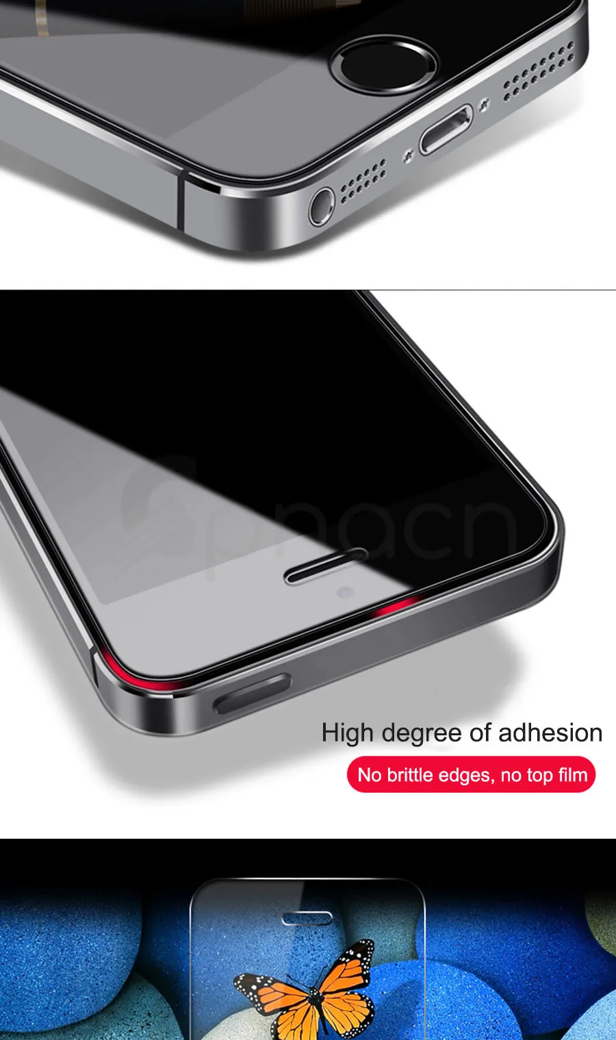 9H Защитное стекло для Apple iPhone 5S SE 5C 5 закаленное защитное стекло для экрана Анти-взрыв для iPhone 5 5S 4 4S Пленка чехол