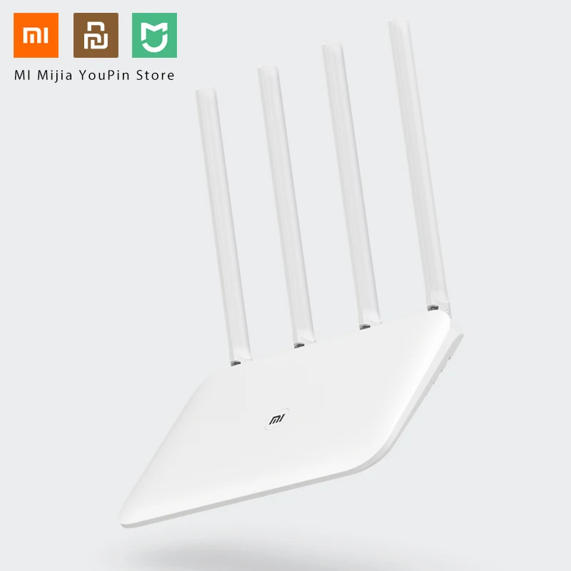 Xiaomi Mi Wi-Fi роутер 4 WiFi повторитель управление приложением 2,4G 5GHz 128MB DDR3-1200 двухдиапазонный двухъядерный беспроводной маршрутизатор 880MHz