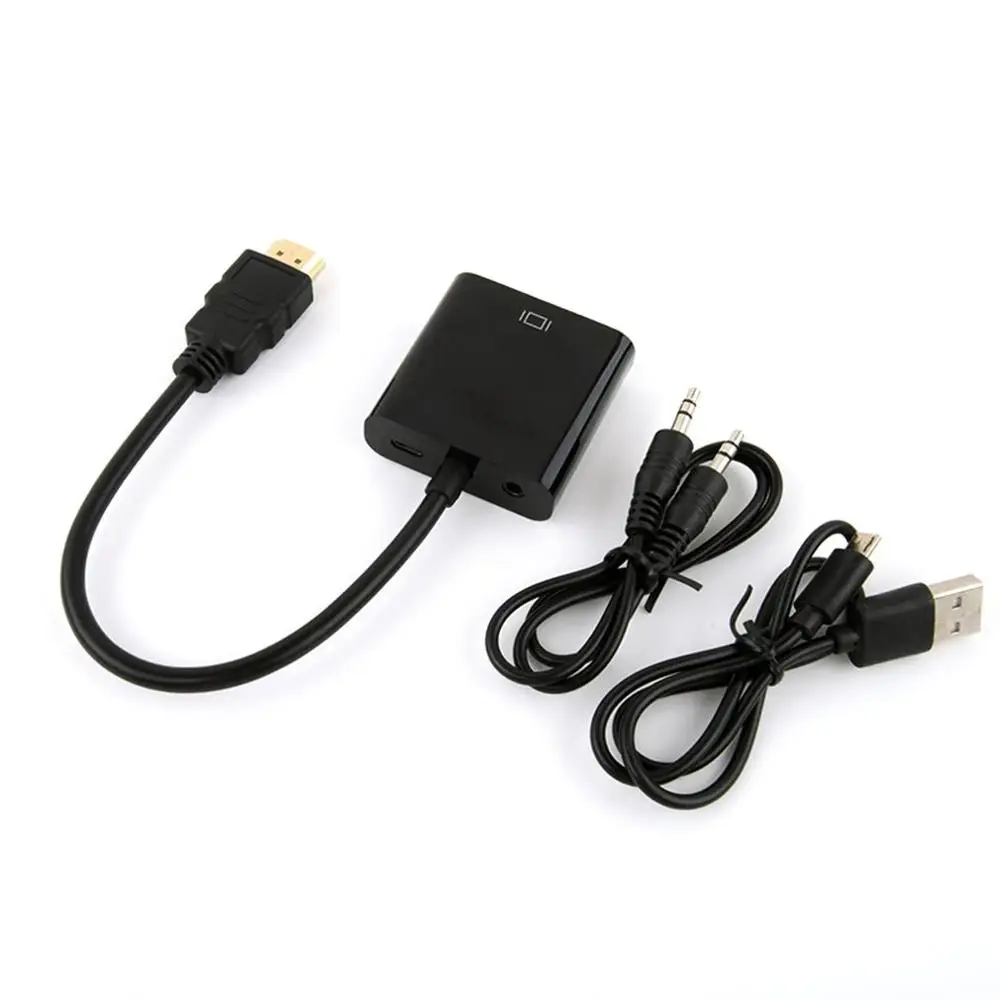 Медный провод материал Hw 2202 Hdmi к Vga кабель с аудио источник питания видео
