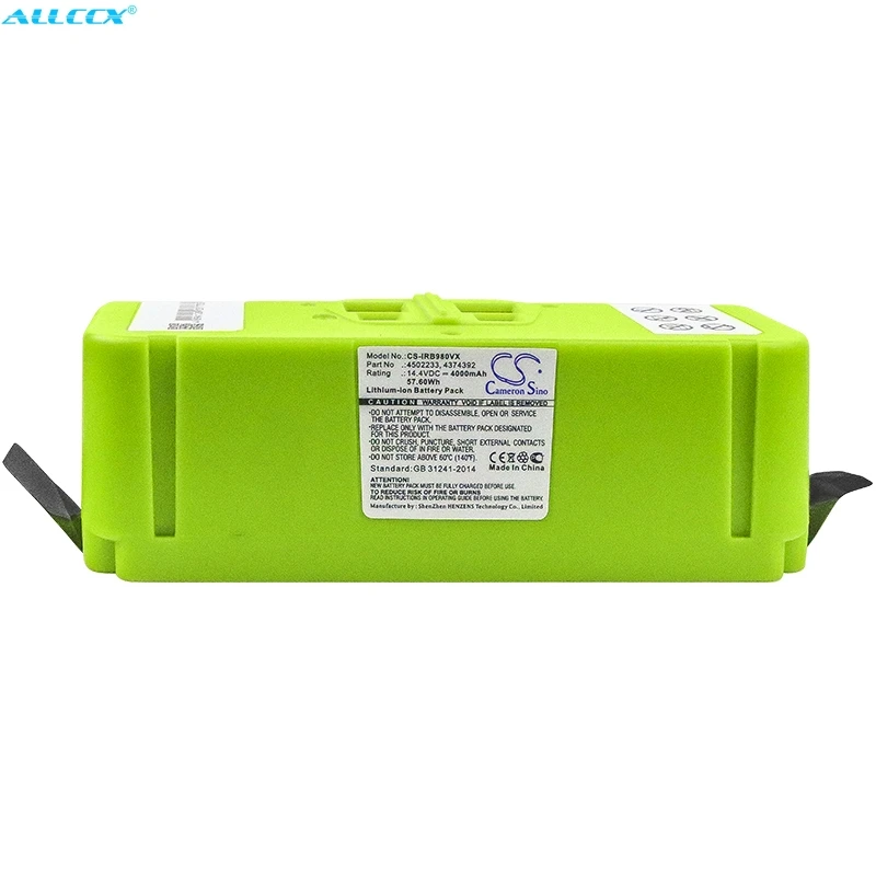 Батарея Cameron Sino для iRobot Roomba 4000 614615640652665670671675677680681685690691695696801805850860 мАч|Цифровые