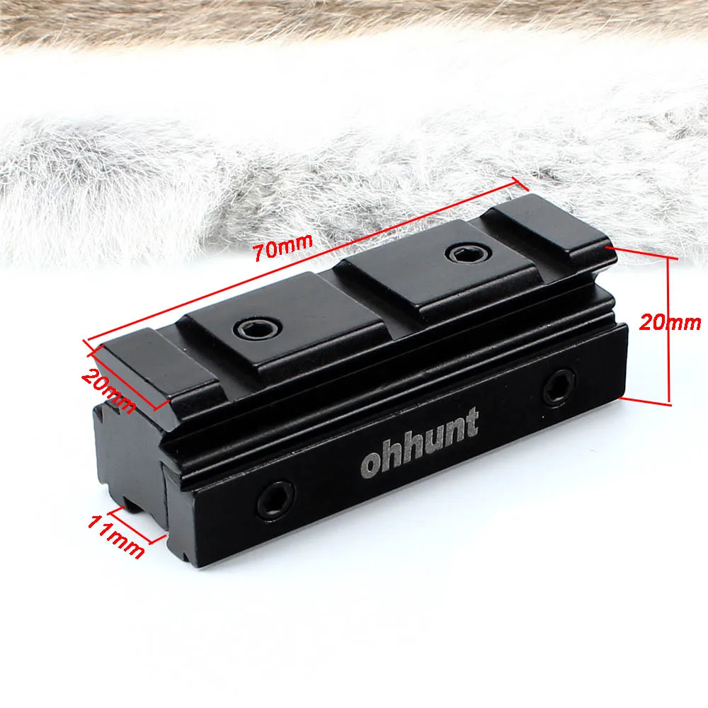 Ohhunt охотничий прицел Крепление 11 мм ласточкин хвост до 20 Пикатинни адаптер 70