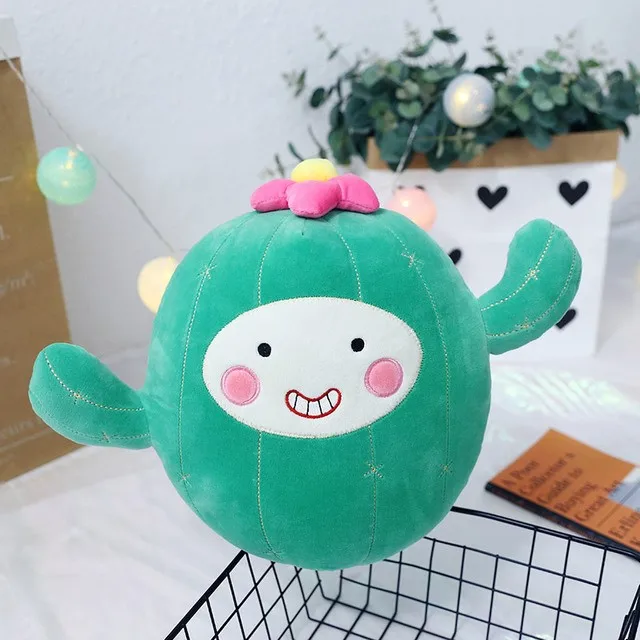 Милый кактуар плюшевая игрушка Зеленый завод мягкая кукла подушка