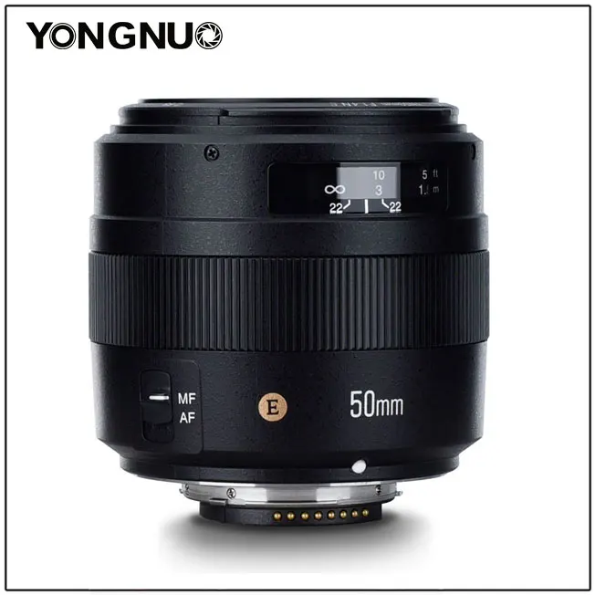 Объектив YONGNUO YN50MM 50 мм F1.4N F1.4 E Standard Prime AF/MF для Nikon D7500 D7200 D7100 D7000 D5600 D5500 D5300 D5200 D5100 |