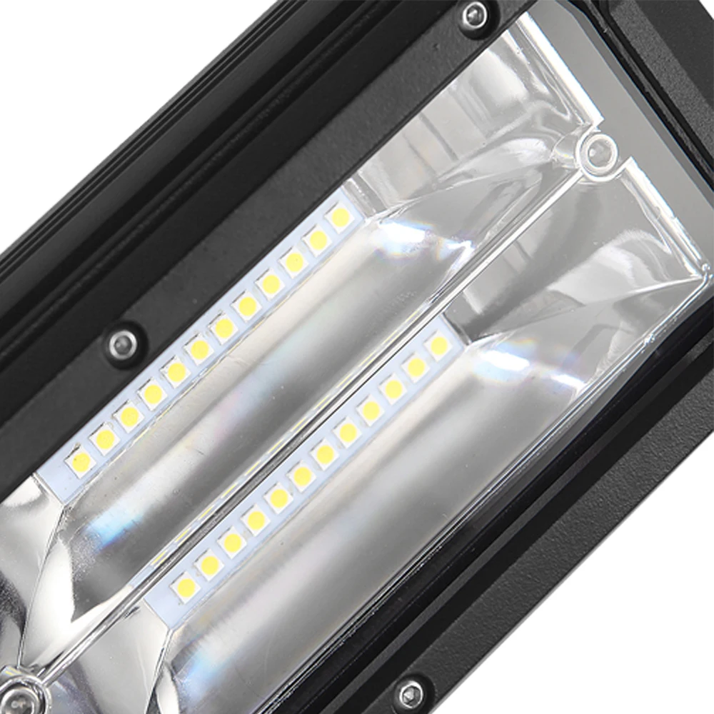 144W Offroad LED Bar 9 Inch Dual Row Light Flood Beam Led Work 12v 24v Truck SUV ATV Pickup Car 4WD 4x4 | Автомобили и мотоциклы