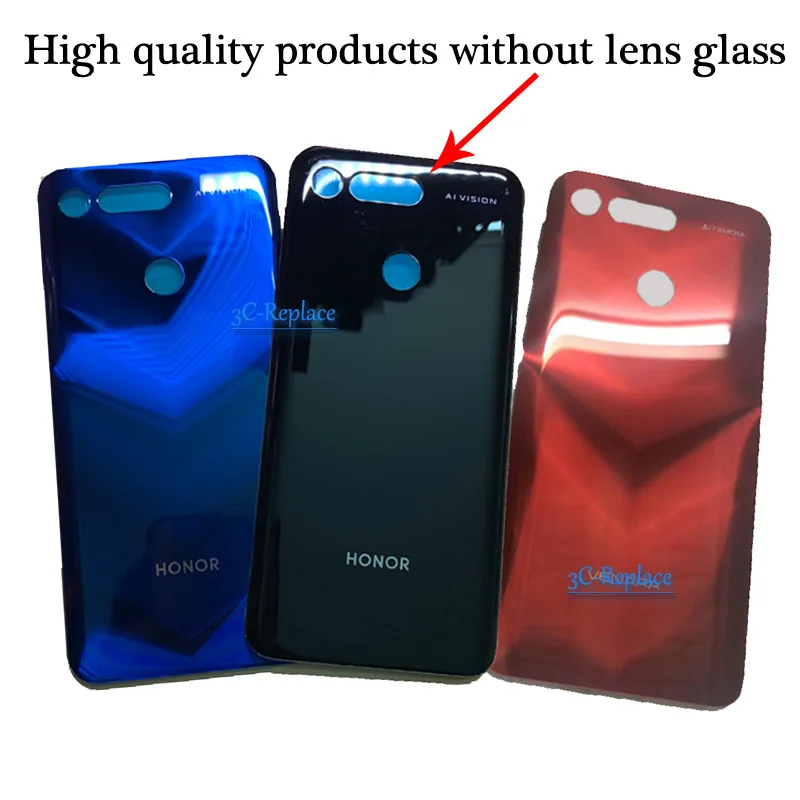 Для huawei Honor V20/для huawei Honor View 20 запасная стеклянная задняя крышка батарейного отсека задняя крышка
