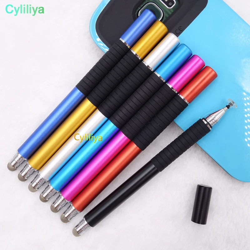 30pcs 2 in 1 Multifunction Fine Point Round Thin Tip Touch Screen Pen Capacitive Stylus For Smart Phone Tablet iPad iPhone | Мобильные