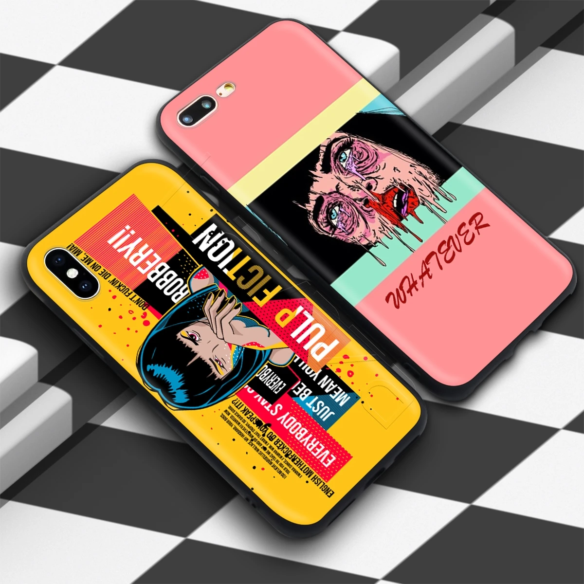 Чехол Lavaza Whatever Pulp ficmia для iPhone 12 mini 11 Pro XS Max XR X 8 7 6 6S Plus 5 5s se | Мобильные телефоны и