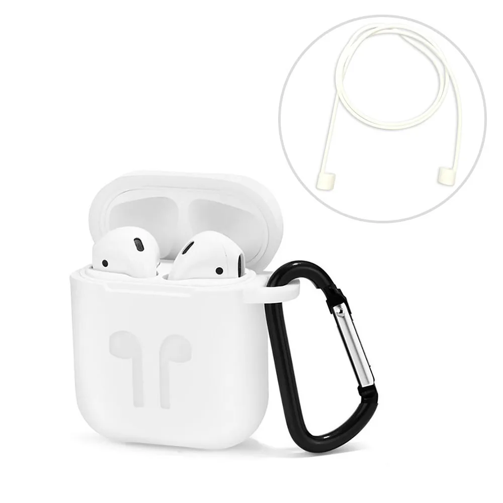 Защитный силиконовый чехол для AirPods наушников iphone беспроводные наушники