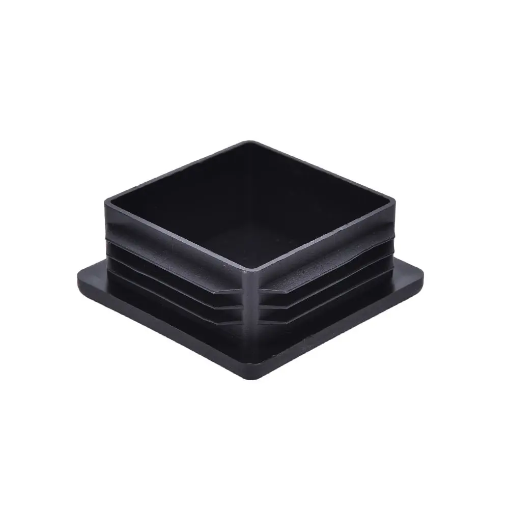 10 шт. черные пластиковые заглушки для труб|plastic square tube caps|insert |