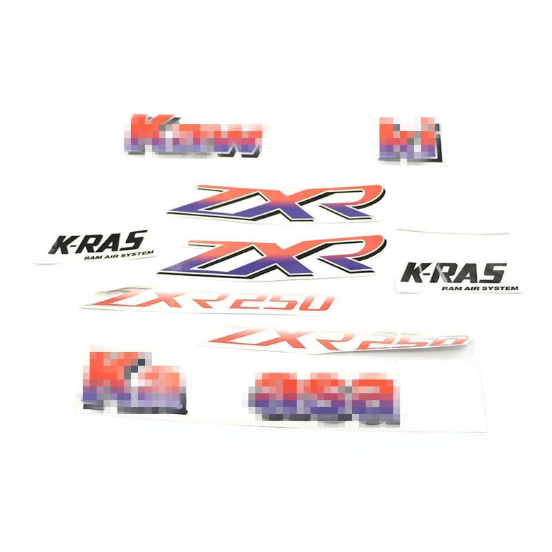 Motorcycle Stickers Decal Bady Stickers Fuel Gas oil Tank Side Decals For Kawasaki ZXR250 ZXR400 ZXR 250 400 ZXR-250 ZXR-400