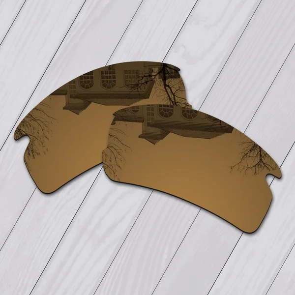 Bronze Golden E.O.S Polarized Enhanced Replacement Lenses for Oakley Flak 2.0 Asian Fit Sunglasses- Multiple Choice - Цвет линз: Bronze Golden