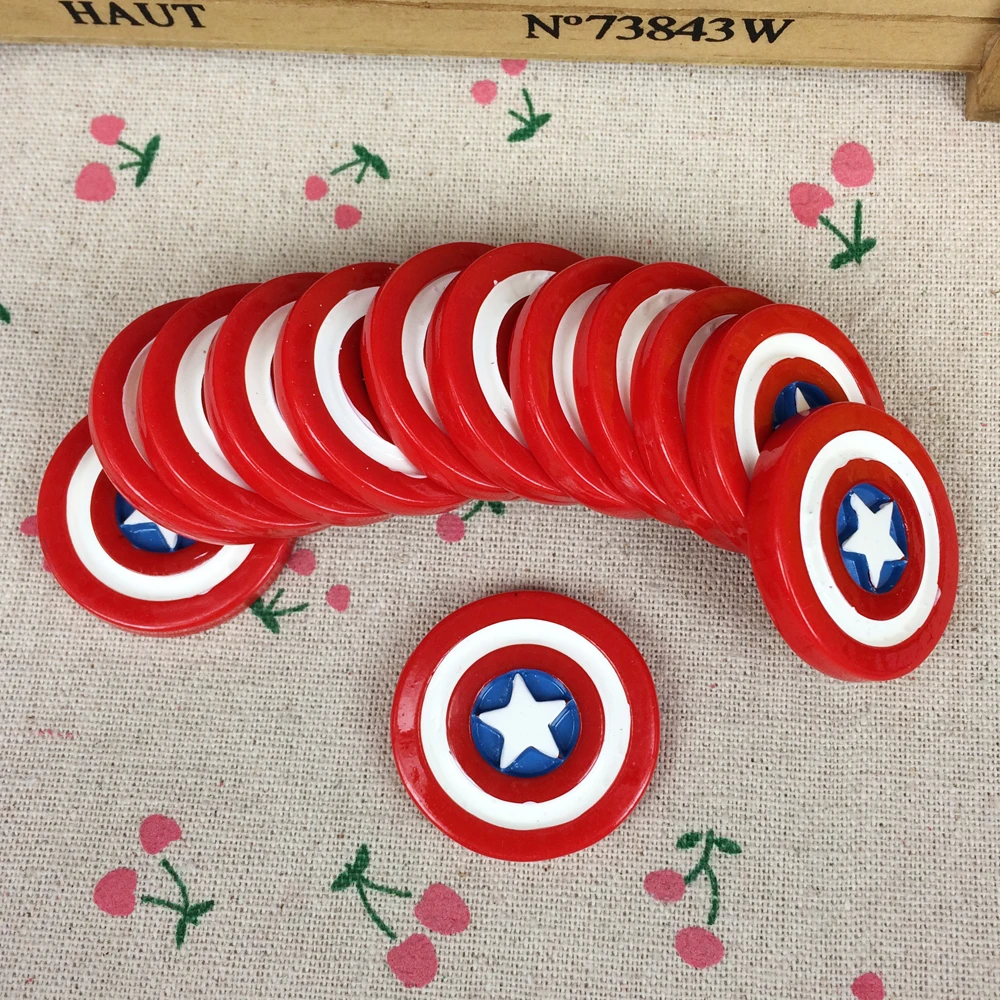 10 шт. кабошон из смолы с плоской задней стороной для украшения банта 35 мм|accessories