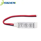 Мини-контроллер RGB, 50 шт., 12 В, 6 А, 3 кнопки для светодиодной ленсветильник 5050 3528 RGB, 19 динамических режимов и 20 статических цветов, бесплатная доставка