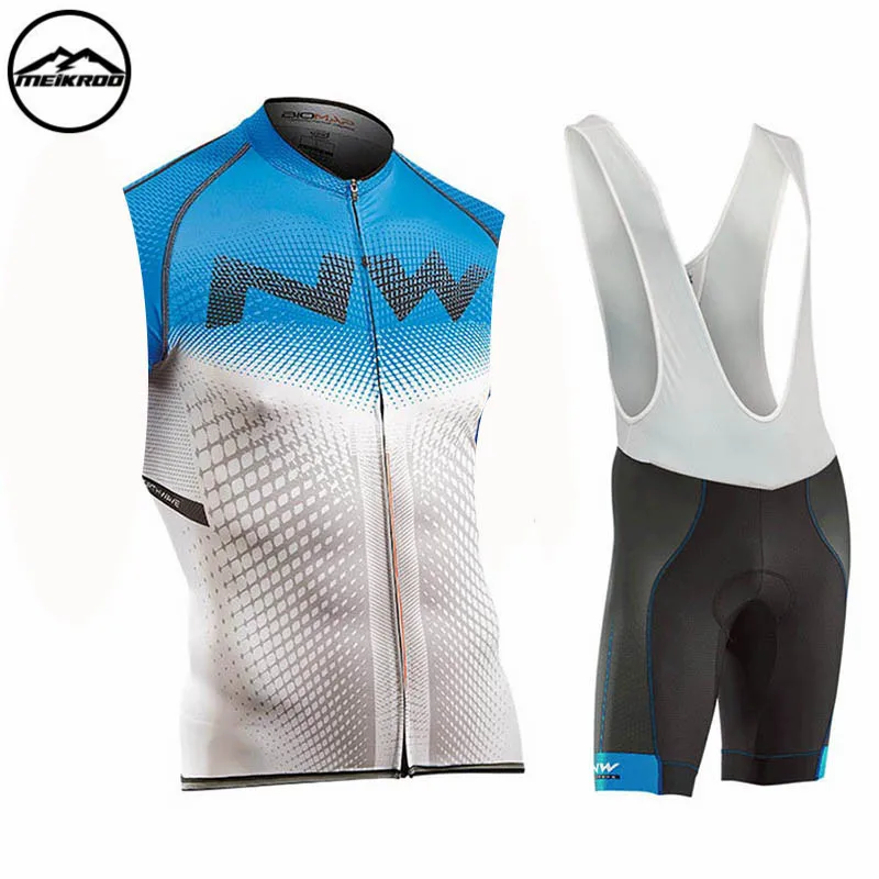 NW 2018 NEW Men Cycling Jersey Sleeveless Set Outdoor Sport Wear Bib Shorts Bicycle Clothes Quick Dry Ropa Ciclismo Maillot | Спорт и