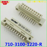 364 DIN41612 DIN разъем 710-3100-3264-S 2*32P 64PIN женские прямые шпильки Европейская розетка 9001-12641coola NEXTRON outpin
