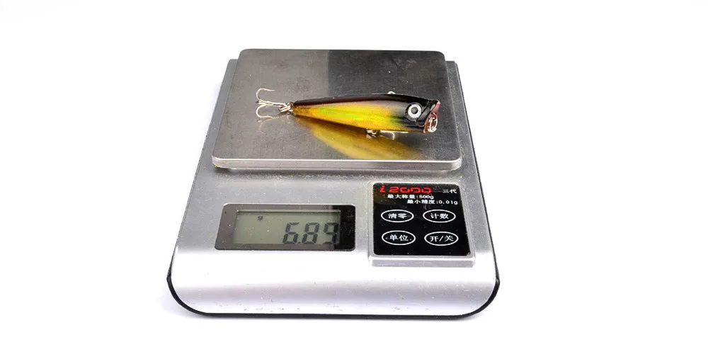 8PCS Topwater Fishing Minnow Crankbait Popper Fish Bass lure hook baits 6.5cm/6.5g Free shipping | Спорт и развлечения