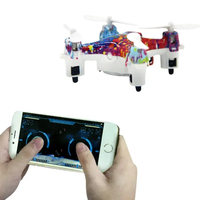 Мини Радиоуправляемый Дрон Bluetooth управление мобильным телефоном Квадрокоптер
