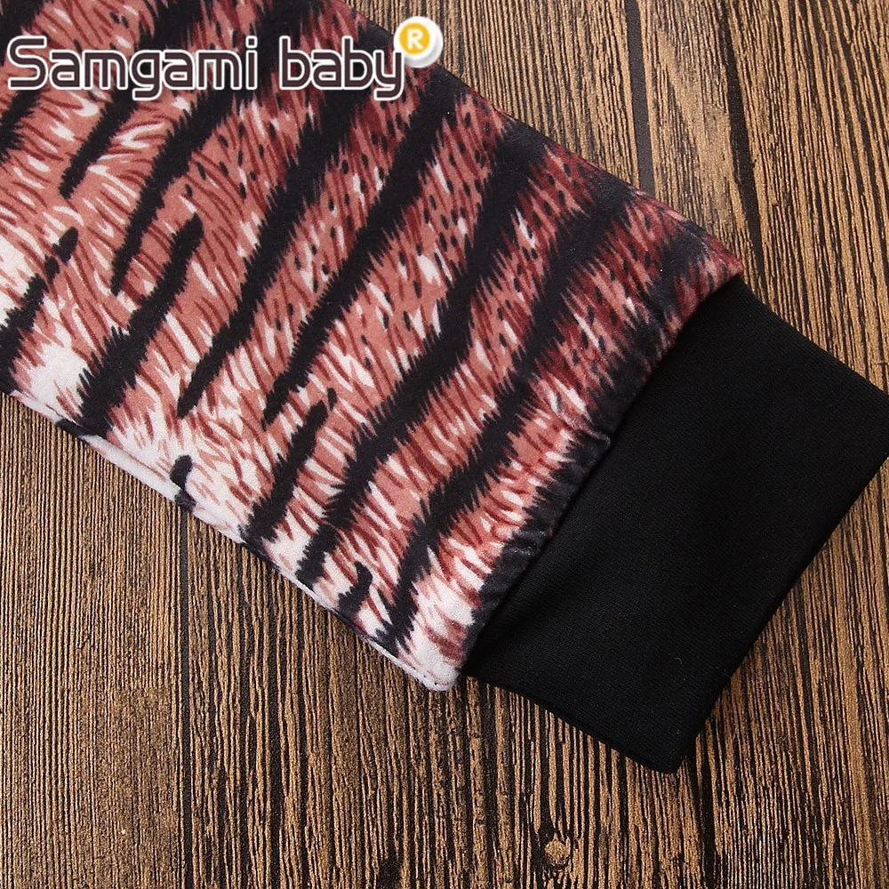 

SAMGAMI BABY Infant Brand Clothing Newborn Girl Clothes Leopard Grain Hoodies+Pants Leggings Kids Boys Girls Tracksuits Costume