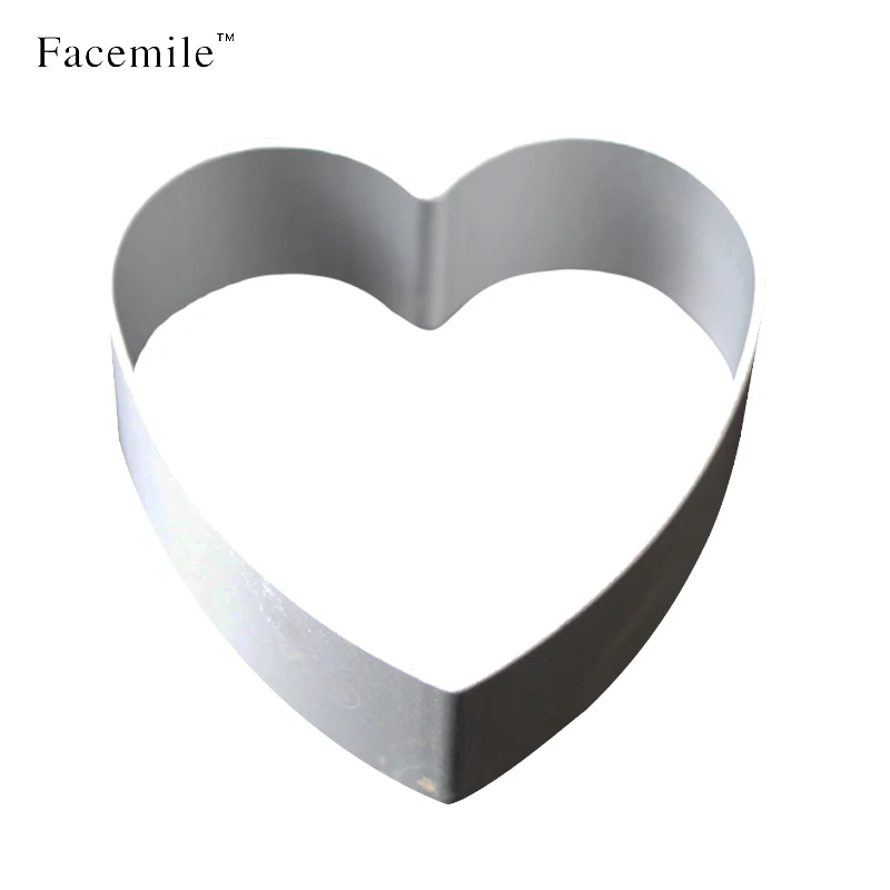 Оптовая Форме Сердца DIY Печенье Конфеты Торт Плесень Cookie Cutter Алюминиевого Сплава