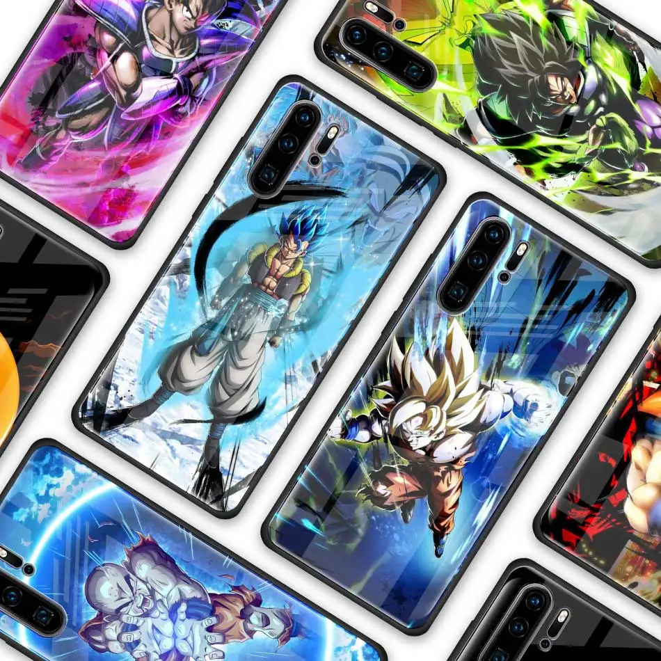 Чехол из закаленного стекла Dragon Ball для huawei P30 Pro P10 P20 P30 Lite mate 10 20 Pro Honor 20 Pro 8X