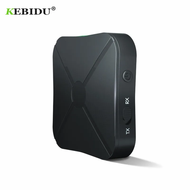 

Kebidu 2 IN 1 KN319 Bluetooth 4.2 Receiver Transmitter Bluetooth Wireless Adapter Audio With 3.5MM AUX Audio For Home TV MP3 PC