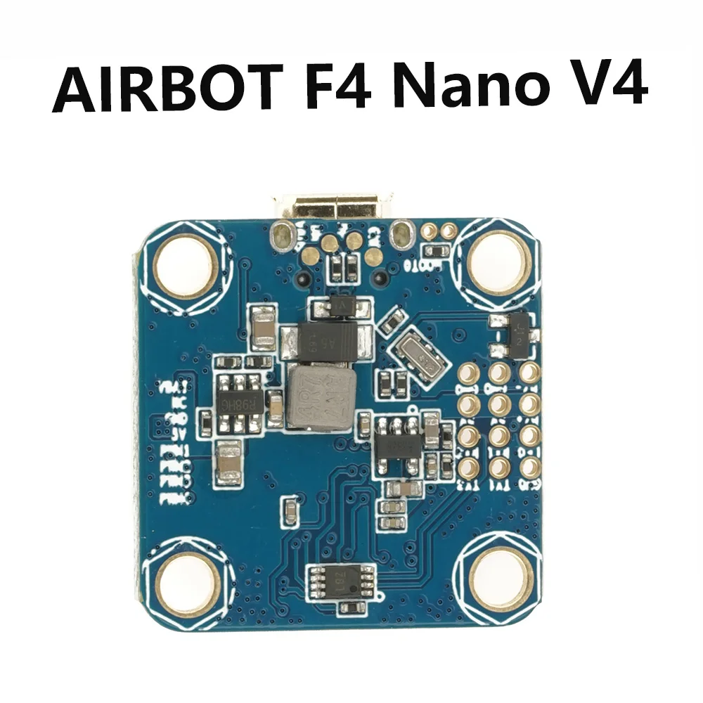 AIRBOT F4 Nano V4 плата полетного контроллера ICM20608 гироскоп для RC FPV Гонки кросс Дрон