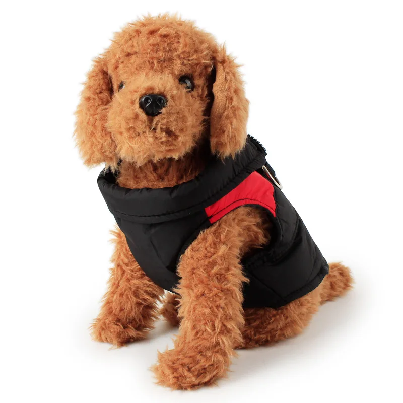 Зимняя одежда для собак, Классический Водонепроницаемый жилет на молнии для собак, хлопковое пальто, спортивная куртка для всех пород собак, кошек, S-5XL, 4 цвета