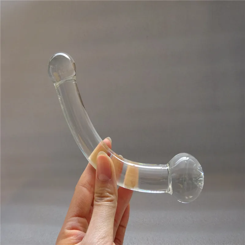 Стеклянная секс-игрушка для женщин хрустальные Двухсторонние Фаллоимитаторы