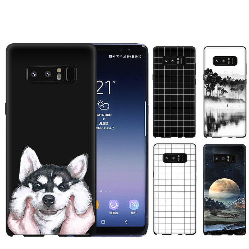 Чехол EiiMoo для телефона Samsung Galaxy Note 8 чехол мягкий силиконовый с милым принтом ТПУ