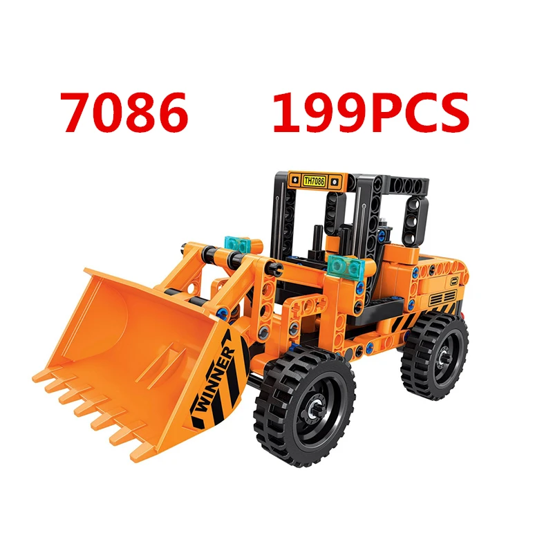 Technic классический трактор мотоцикл создатель модели строительные блоки кирпичи