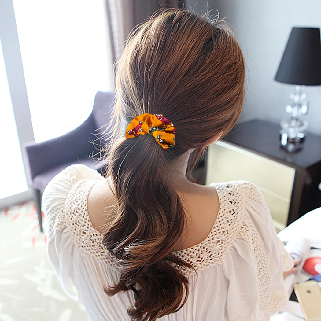 4pcs Hair Scrunchie Women Girls Elastic Rubber Bands Accessories Gum For Tie Ring Rope Ponytail Holder |