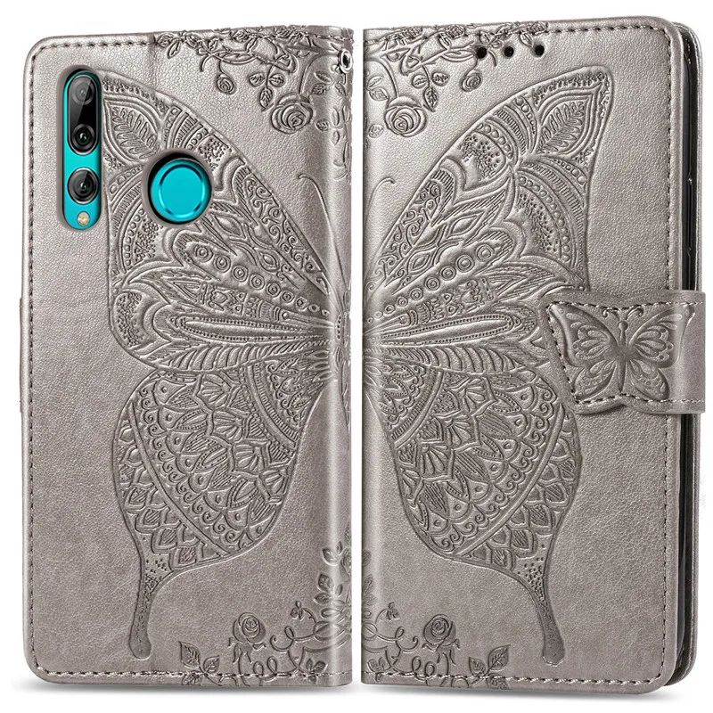 Gray Honor 10i чехол huawei Honor 10i HRY-LX1T силиконовый кожаный бумажник флип-чехол для телефона для huawei Honor 10i Honor10i чехол-бампер - Цвет: Gray