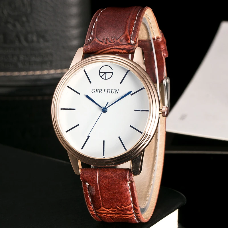 Top Brand Watches Men Relojes Mujer 2017 Luxury Business Wrist Watch Women Leather Quartz Sport Mens Hours Clock Relogio | Наручные часы