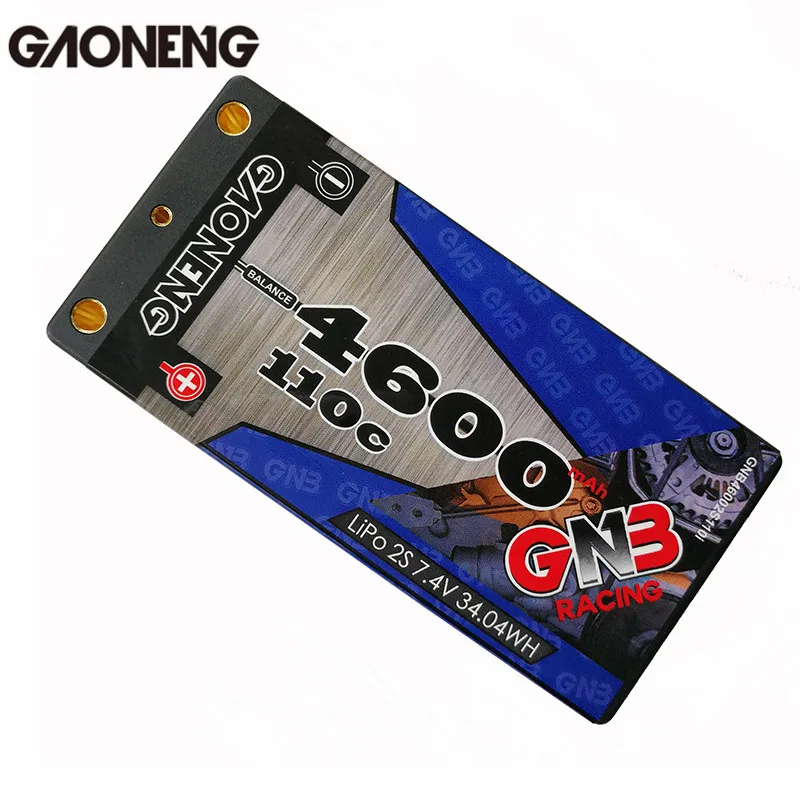 Gaoneng GNB 7 4 V 4600MAH 2S 110C Lipo батарея T вилка для RC автомобилей игрушки модели запасные
