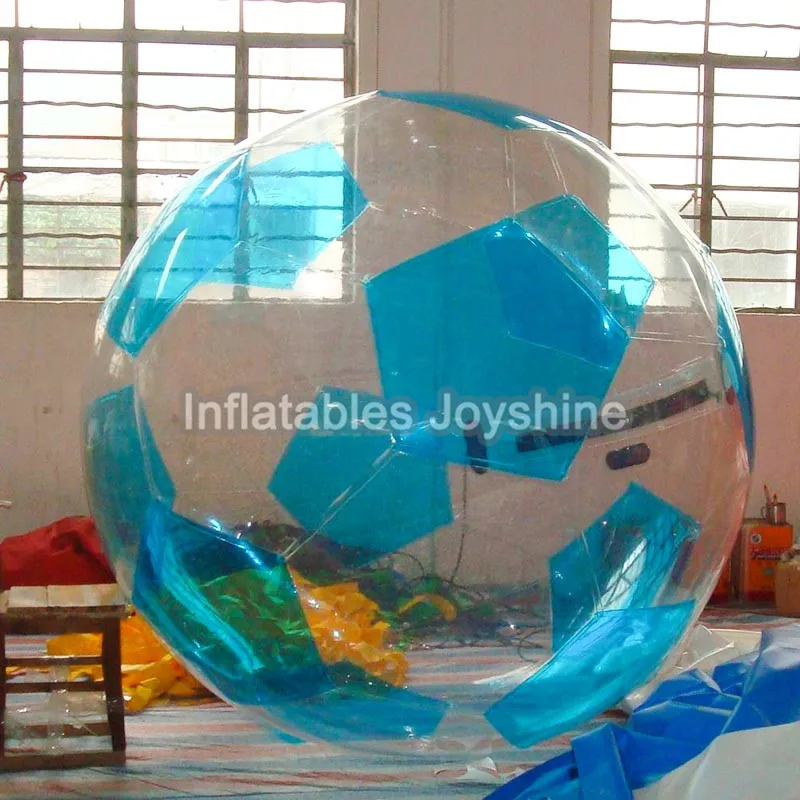blue football 2 м диаметр Забавный развлекательный водный шар, надувной водный шагающий шар Зорб шар, для 1-2 человек - Цвет: blue football