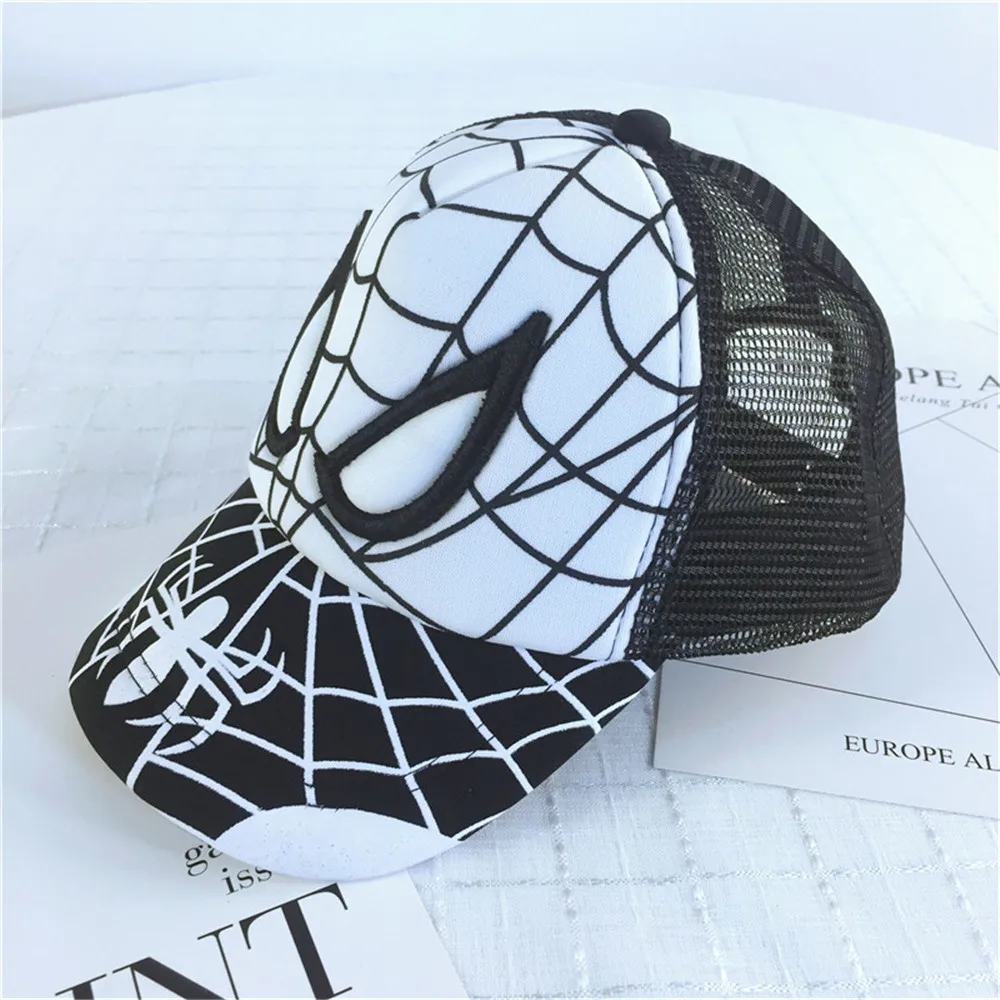 Горячий фильм Человек-паук бейсболка с изображением героев мультфильма ребенок