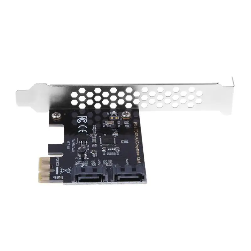 PCI Express SATA 3 контроллер карты 2 порта PCIe III 6 ГБ/сек. внутренний адаптер конвертер для