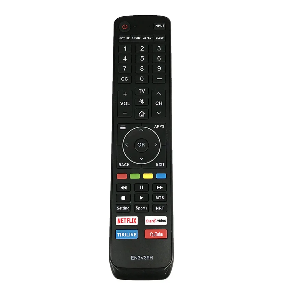 

New Remote EN3V39H For HISENSE TV w/ NETFLIX Claro-video TIKILIVE YouTube APPs