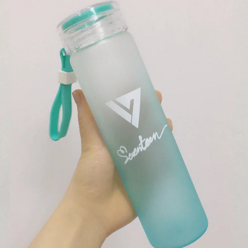 Новинка Kpop seventeen17 группа официальная тем же летом градиентная матовая стеклянная