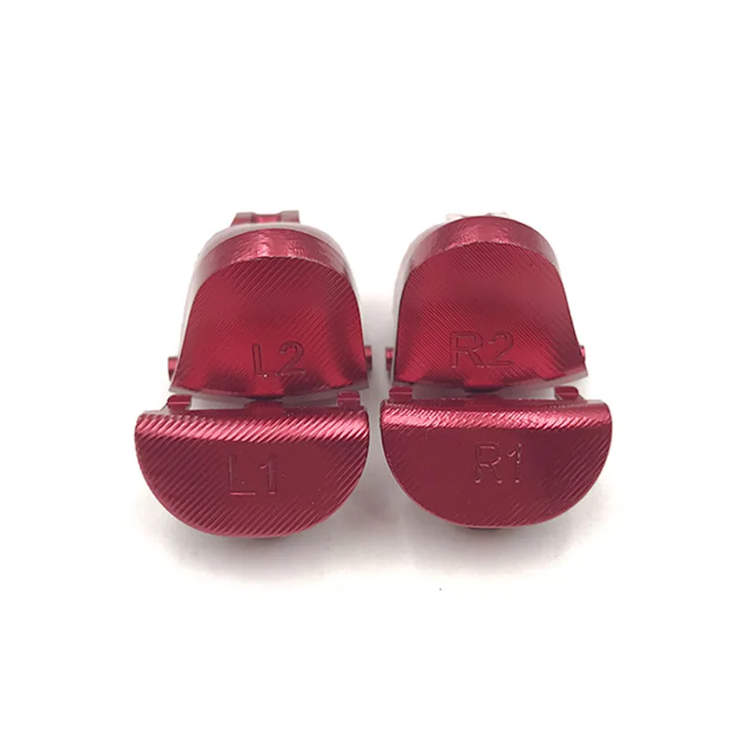 Металлические пуговицы в виде пуль thumbstick cap L1 R1 L2 R2 Dpad алюминиевые кнопки для PS4 Slim Pro контроллер Dualshock 4 JDM040 JDS040