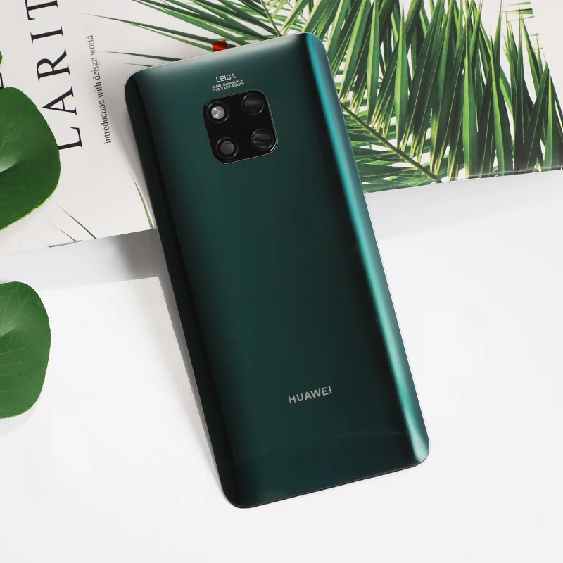 Mate 20Pro оригинальная задняя крышка для huawei mate 20 Pro Корпус стеклянная батарея смартфон дверь запасной чехол+ клей Carmera