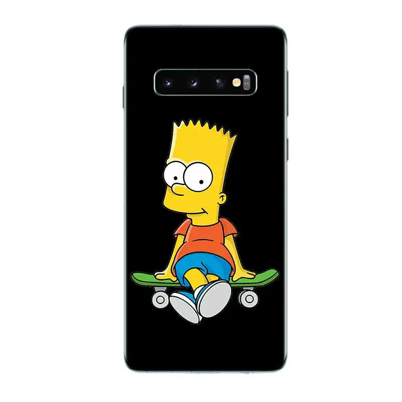 Мягкий резиновый Чехол Homero Simpson для Samsung Galaxy S9 S8 A6 A8 J4 J6 Plus + J8 A7 A9 2018 S7 S6 Edge Note 9 8 |