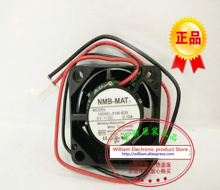 

New Original NMB 1004KL-01W-B30 DC5V 0.10A 25*25*10MM 2.5CM ball cooling fan