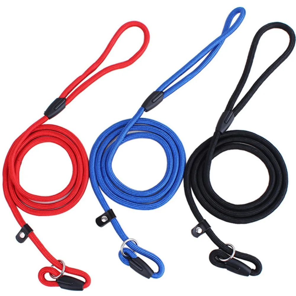 Pet Dog Cat Solid Nylon Lead Leash Control Restraint Puppy Soft Walk Red Black Blue For Small Chihuahua | Дом и сад