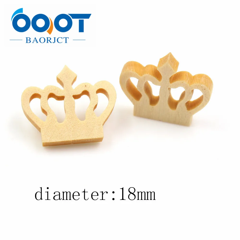 OOOT BAORJCT 181232 100 шт. 3 дополнительных деревянных швейных пуговицы с 2 отверстиями