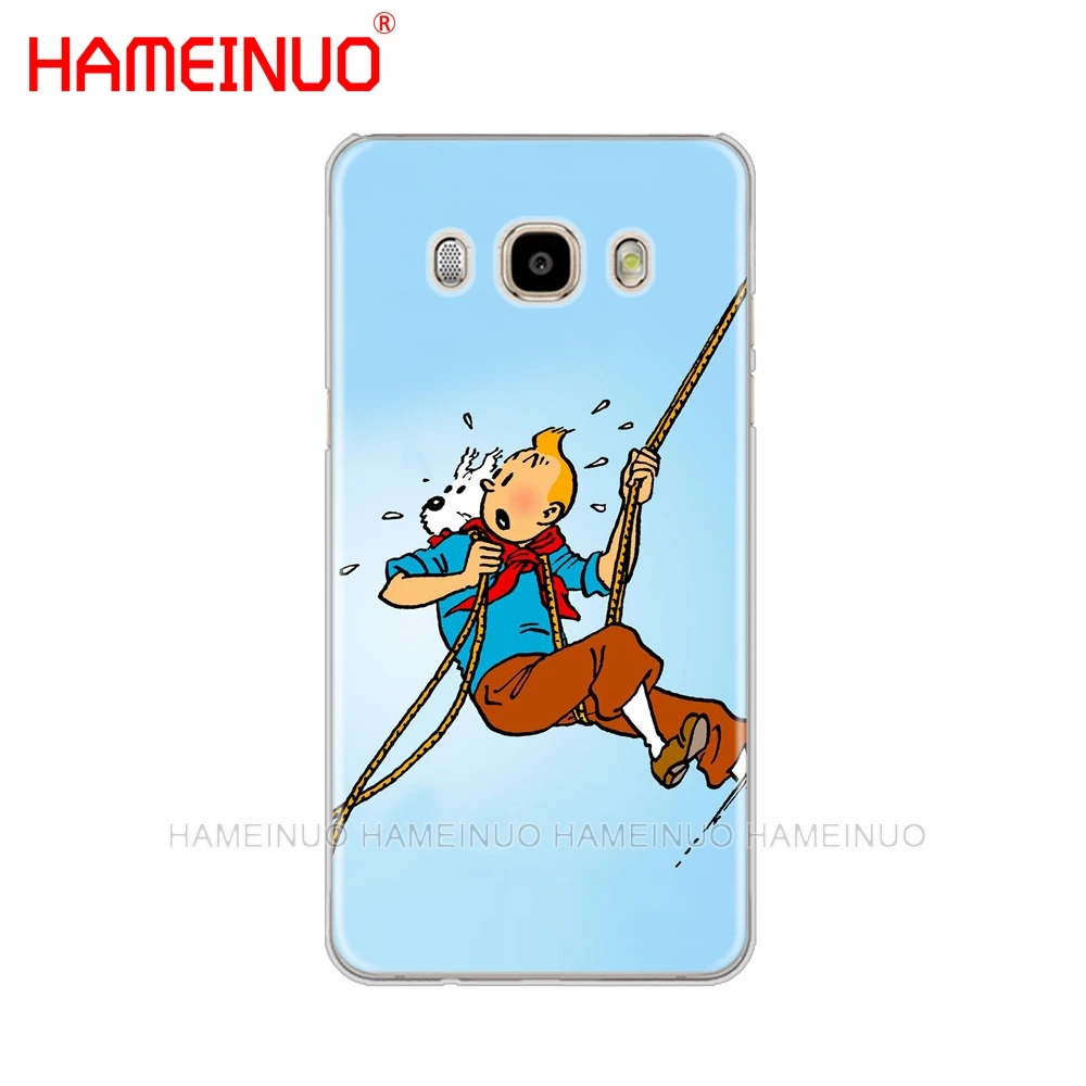 HAMEINUO Приключения Тинтин чехол для телефона Samsung Galaxy J1 J2 J3 J5 J7 MINI ACE 2016 2015