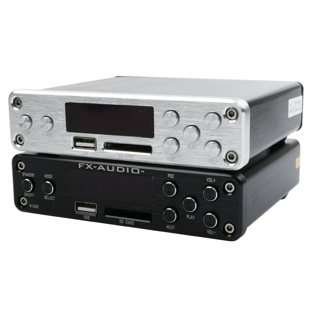 Цифровой аудио усилитель FX-Audio Bluetooth 4 0 вход USB/SD/AUX/M-160E Loseless Player для APE/WMA/WAV/FLAC/MP3 160 Вт