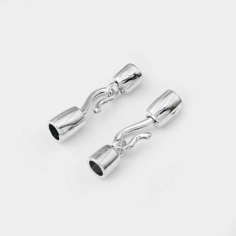 7 комплектов простой соединитель для шляп с застежкой-крючком круглого кожаного